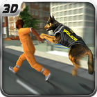 3D cão de polícia Super ícone