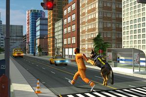 3D cão de polícia Super Cartaz