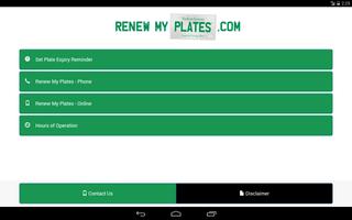 برنامه‌نما Renew My Plates عکس از صفحه