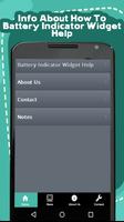 Battery Indicator Widget Help capture d'écran 2