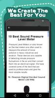 برنامه‌نما Best Sound Meter Help عکس از صفحه