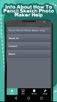 Pencil Sketch Photo Maker Help Ekran Görüntüsü 2