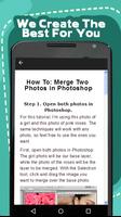 Photo Merge Editor Help تصوير الشاشة 3