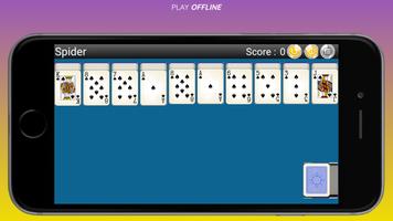 Spider solitaire klasik Asik Plakat