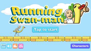 Running Swan-man Affiche