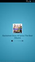 Backstreet Boys Lyrics Album poster