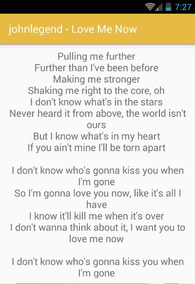 John Legend Lyrics Full Album for Android - APK Download