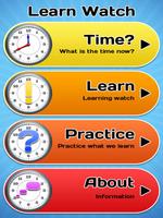 learn clock poster