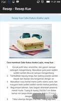 Resep aneka kue bolu screenshot 1