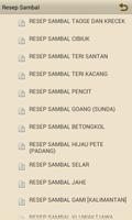 resep sambal terpopuler تصوير الشاشة 1