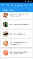 Tips Cara Agar Tetap Cantik Sehat Alami Ekran Görüntüsü 2