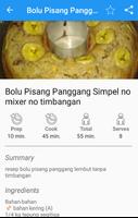 Resep Bolu Pisang Panggang Lembut dan Mengembang اسکرین شاٹ 2