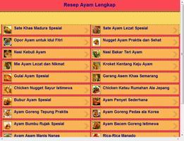 2 Schermata Resep Ayam Lengkap