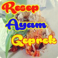 پوستر Resep Ayam Geprek Bumbu Special Terbaru