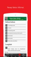 Resep Bakso Nikmat screenshot 1