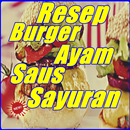 APK Resep Burger Ayam Saus Sayuran Terlengkap