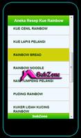 Aneka Resep Kue Rainbow screenshot 2