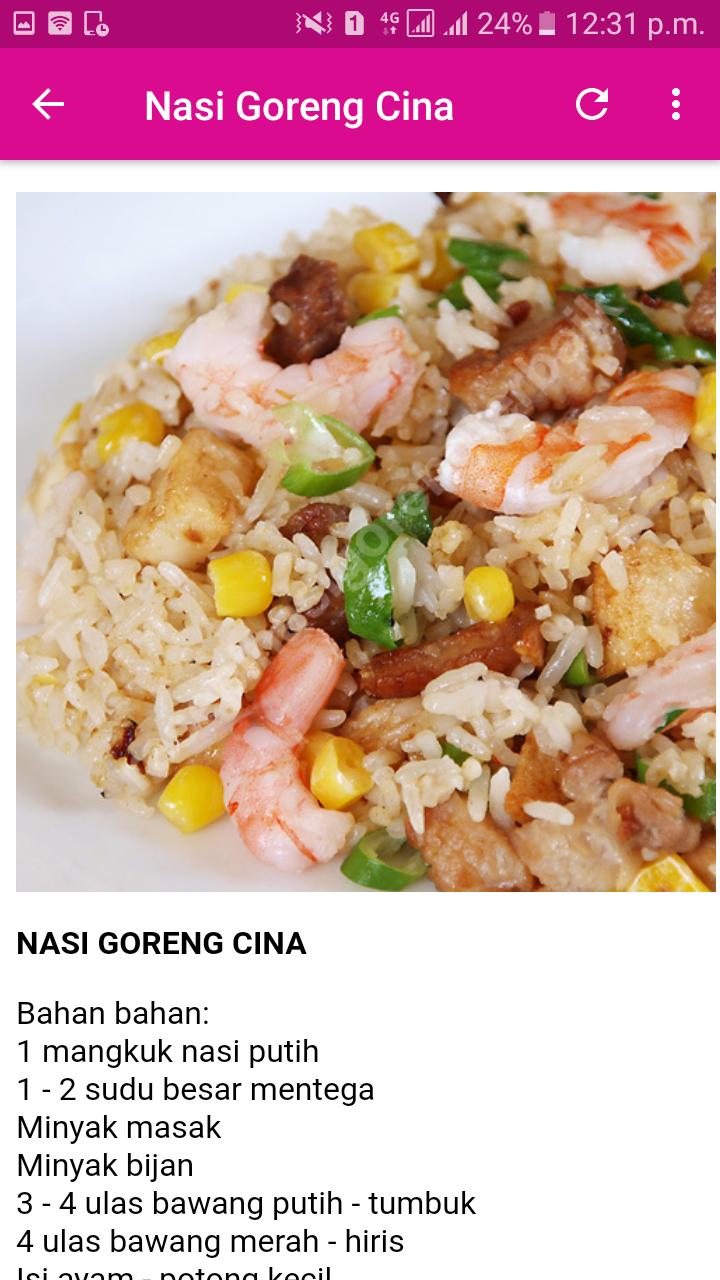 Resepi Nasi Goreng Terbaik For Android Apk Download