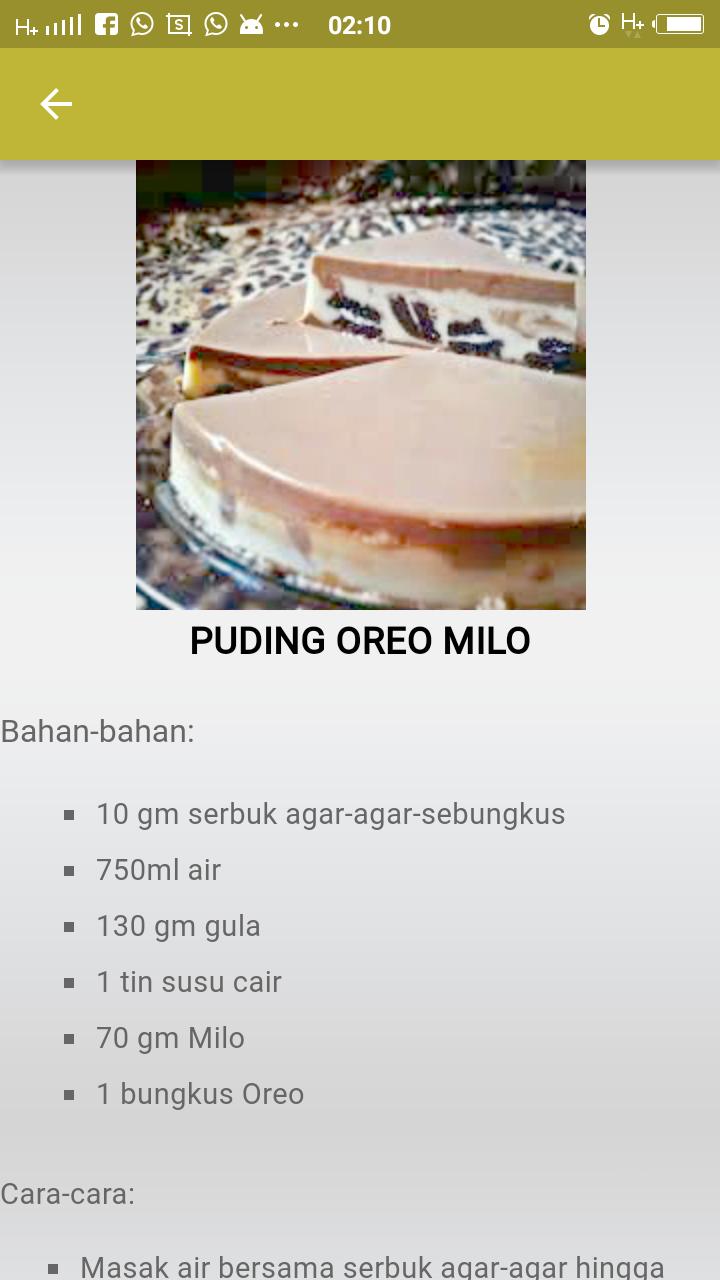 Koleksi Resepi Puding For Android Apk Download