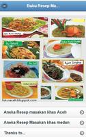 Recettes Cuisine Aceh et Medan Affiche
