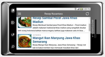 Resep Masakan Nusantara capture d'écran 1