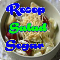 Poster Resep Salad Segar Dengan Dua Macam Terbaru