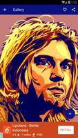 Kurt Cobain Wallpaper capture d'écran 3