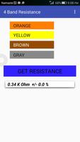 Resistor Color Code Calculator capture d'écran 1