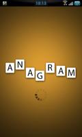 English Anagram GAME Affiche