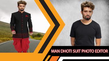 Man Dhoti Suit Photo Editor screenshot 3