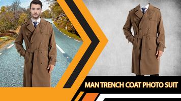 Man Trench Coat Photo Editor 포스터