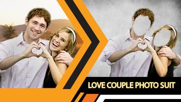 Love Couple Photo Suit Editor capture d'écran 1