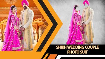 Shikh Wedding Couple Photo Suit Editor پوسٹر