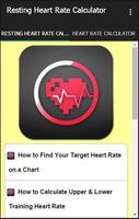 Resting Heart Rate Calculator Affiche