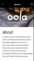 Oola Restaurant and Bar capture d'écran 1