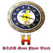 Moon Phase Watch / Clock with 