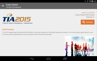TIA Conference & Exhibition capture d'écran 3