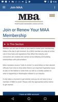 MBA Mortgage Action Alliance screenshot 2
