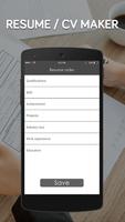 Free resume maker app-cv generator,create resume capture d'écran 2