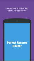 Perfect Resume Builder 海报