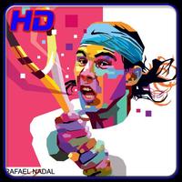 Rafael Nadal Wallpaper Affiche