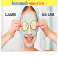 home made sunscreen