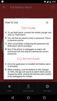 برنامه‌نما Full Battery Alarm عکس از صفحه