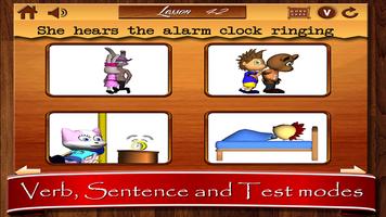 English Verbs for Kids-Part 1 capture d'écran 2