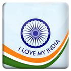 India Flag 3D Balloon HD LWP 圖標