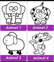 Kids Coloring Book : Animal ảnh chụp màn hình 1