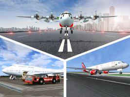 Poster Cargo Airplane Pilot Car Transporter Simulator