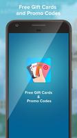 Free Gift Cards & Promo Codes poster