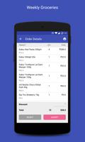 Weekly Groceries App syot layar 1