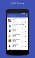 Weekly Groceries App syot layar 3